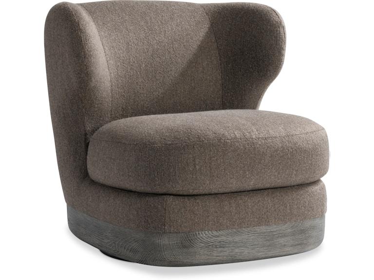 Bernhardt Living Living Room Beck Fabric Swivel Chair B822SO at Norwood Furniture