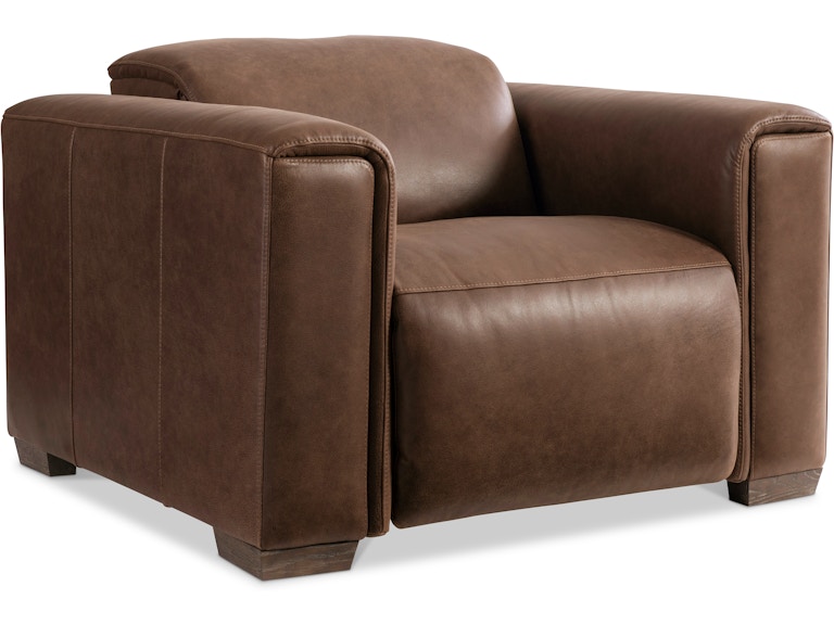 Bernhardt Living Living Room Billings Leather Power Motion Chair 522RLO at Norwood Furniture