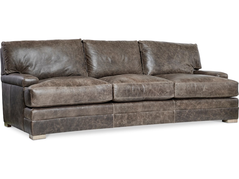 Bernhardt Living Living Room Burnham Leather Sofa 7207LY at Norwood Furniture