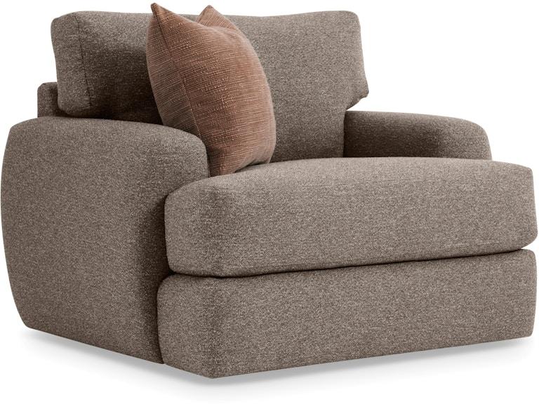 Bernhardt Living Living Room Cameron Fabric Swivel Chair P1902SA at Norwood Furniture