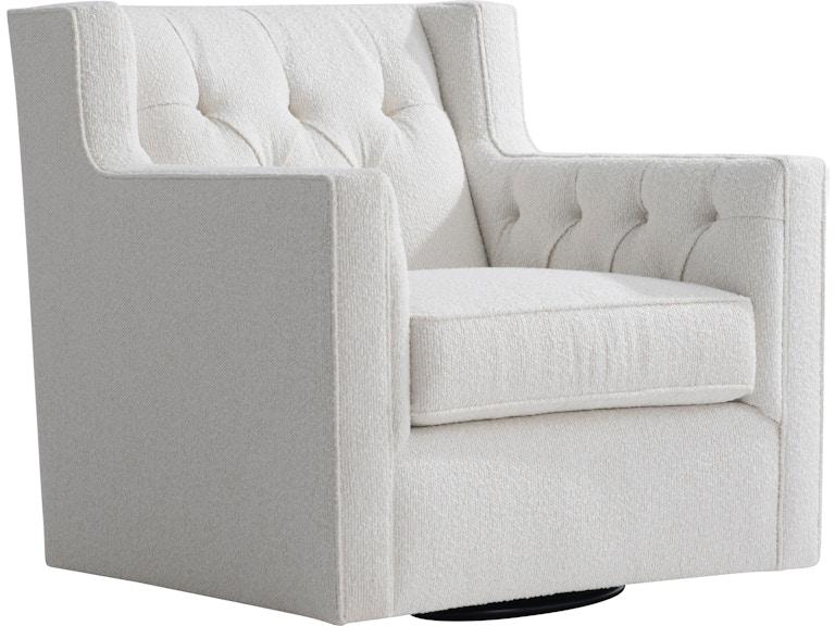 Bernhardt Living Living Room Candace Fabric Swivel Chair B7292S at Norwood Furniture