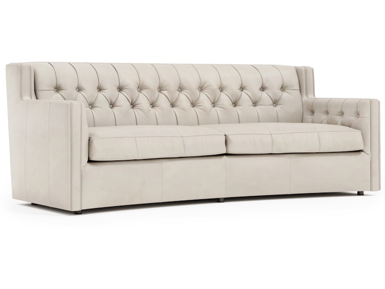 Bernhardt Living Living Room Candace Leather Sofa 7277LYX at Norwood Furniture