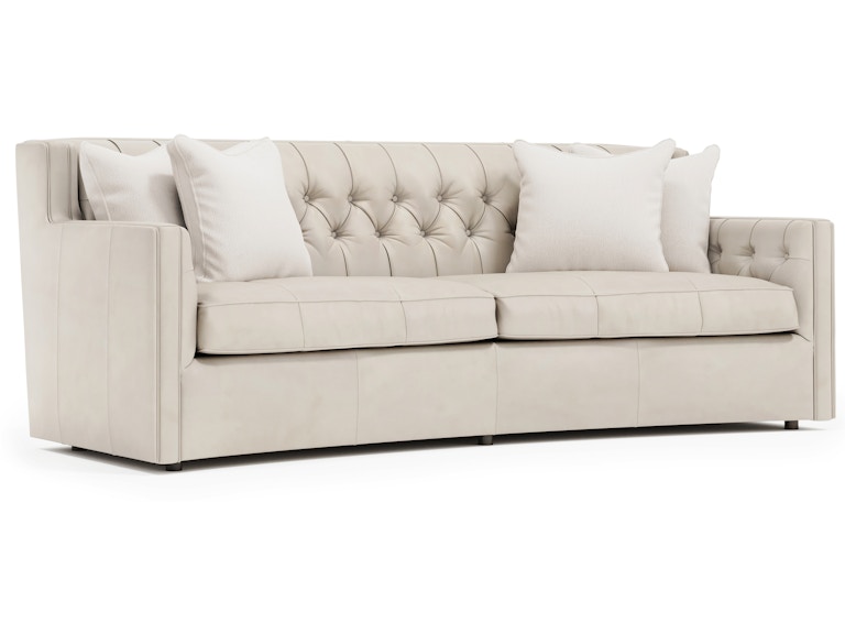 Bernhardt Living Living Room Candace Leather Sofa 7277LX at Norwood Furniture