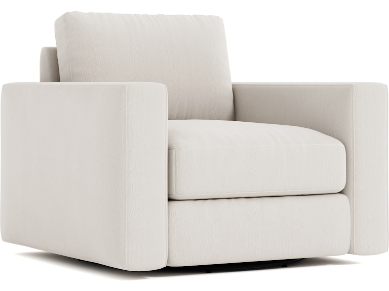 Bernhardt Living Living Room Dawkins Fabric Swivel Chair P9222SY at Norwood Furniture