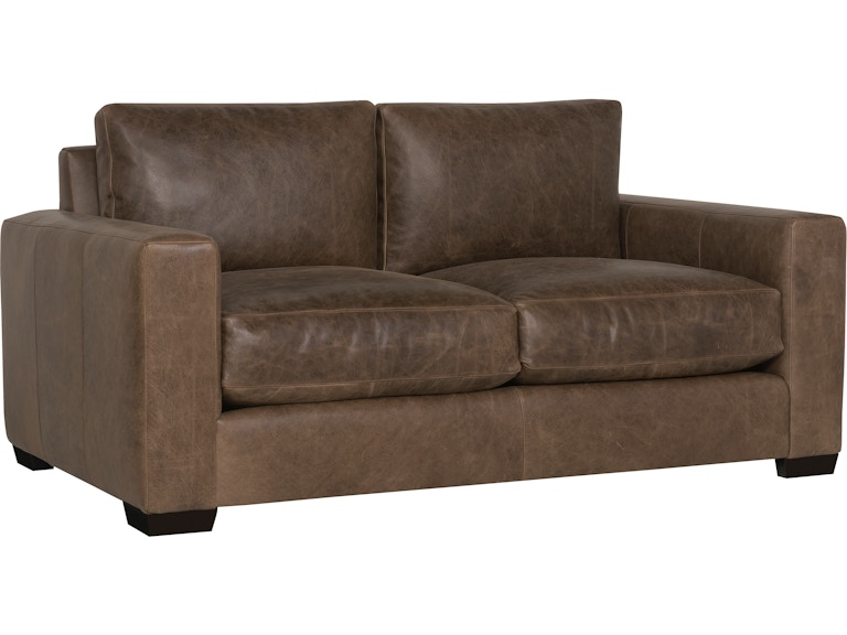 Bernhardt Living Living Room Dawkins Leather Loveseat 9225LO at Norwood Furniture