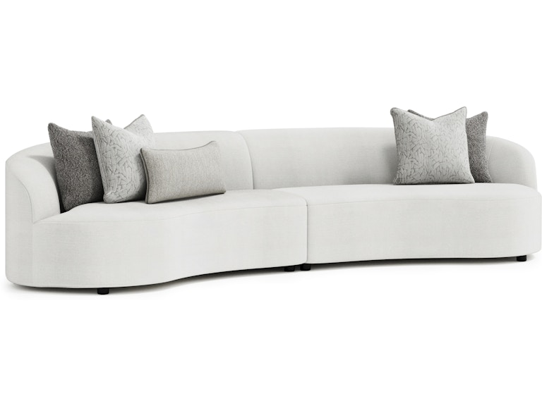 Bernhardt Living Living Room Elle Fabric Sectional K2200 at Norwood Furniture