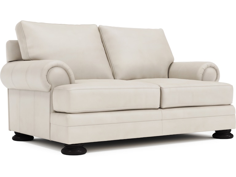 Bernhardt Living Living Room Foster Leather Loveseat 5375LYX at Norwood Furniture