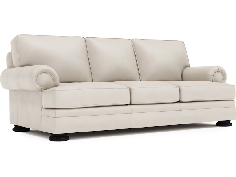 Bernhardt Living Living Room Foster Leather Sofa 5377LYX at Norwood Furniture