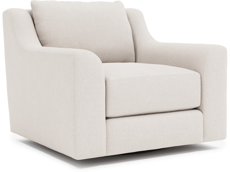 Bernhardt Living Living Room Gabi Fabric Swivel Chair P7082SY at Norwood Furniture