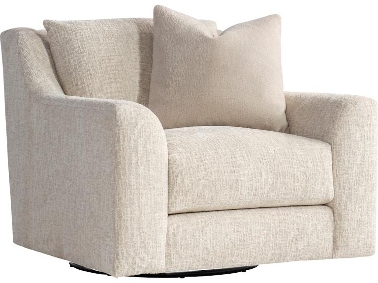 Bernhardt Living Living Room Gabi Fabric Swivel Chair P7082SA at Norwood Furniture