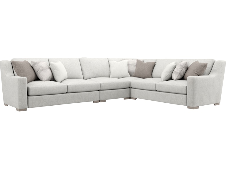 Bernhardt Living Living Room Germain Fabric Sectional K1681 at Norwood Furniture