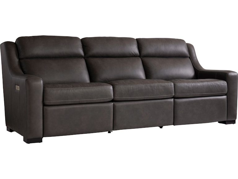 Bernhardt Living Living Room Germain Leather Power Motion Sofa 2027RHO At Norwood Furniture