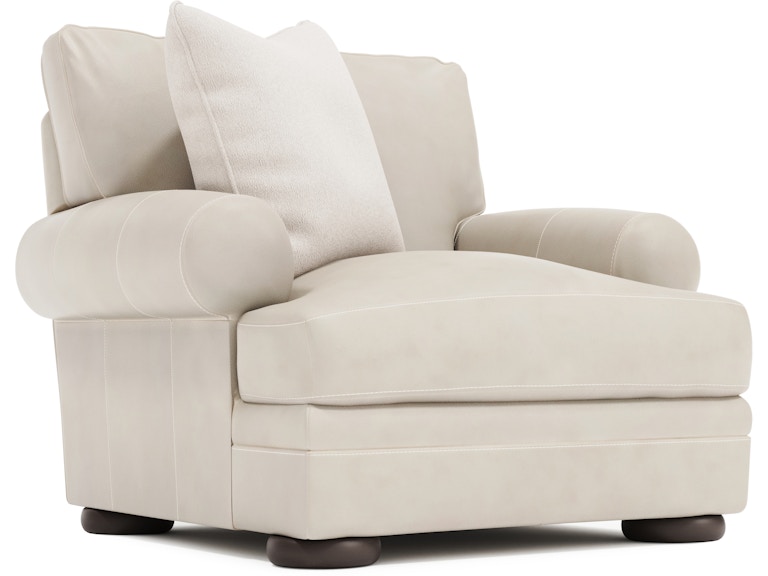 Bernhardt Living Living Room Harrison Leather Chair 5882L at Norwood Furniture