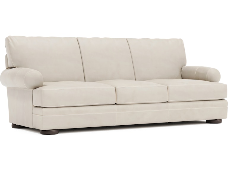 Bernhardt Living Living Room Harrison Leather Sofa 5887LY at Norwood Furniture