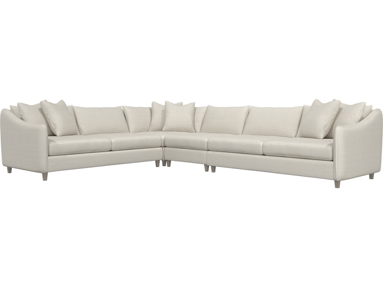Bernhardt Living Living Room Joli Fabric Sectional K1672 at Norwood Furniture