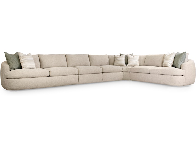 Bernhardt Living Living Room Jules Fabric Sectional K2084 at Norwood Furniture