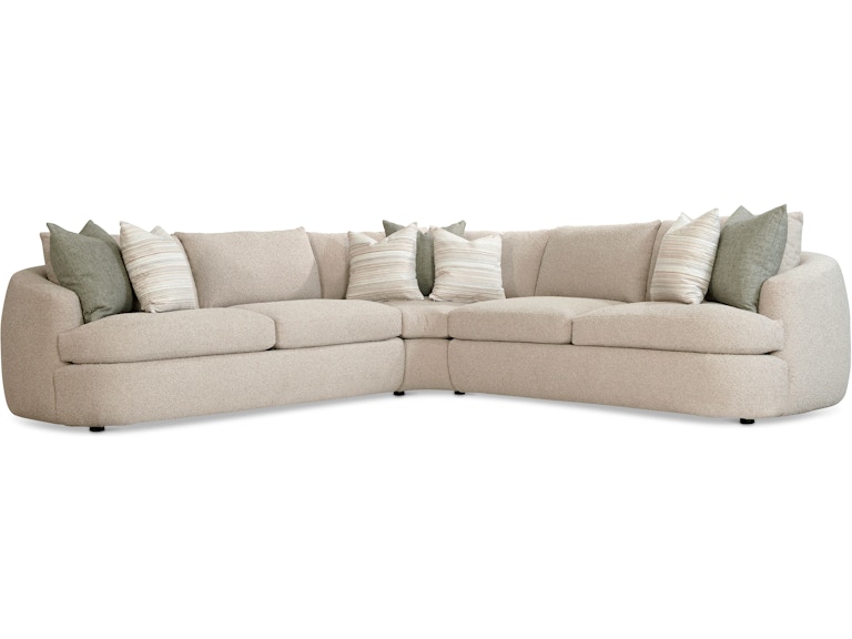 Bernhardt Living Living Room Jules Fabric Sectional K2082 at Norwood Furniture