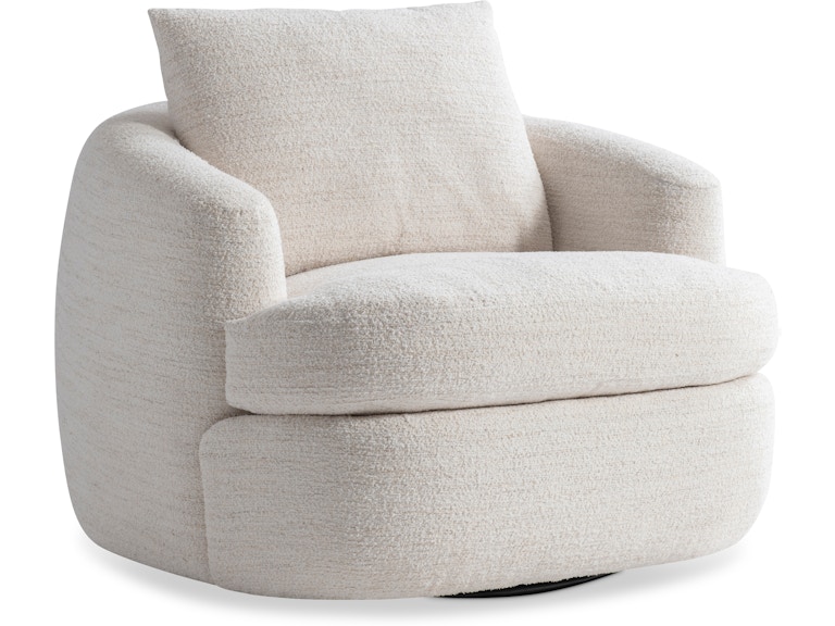 Bernhardt Living Living Room Jules Fabric Swivel Chair P1822SA at Norwood Furniture