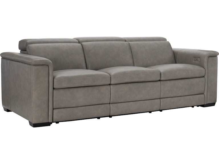 Bernhardt Living Living Room Lioni Leather Power Motion Sofa 9567RO at Norwood Furniture