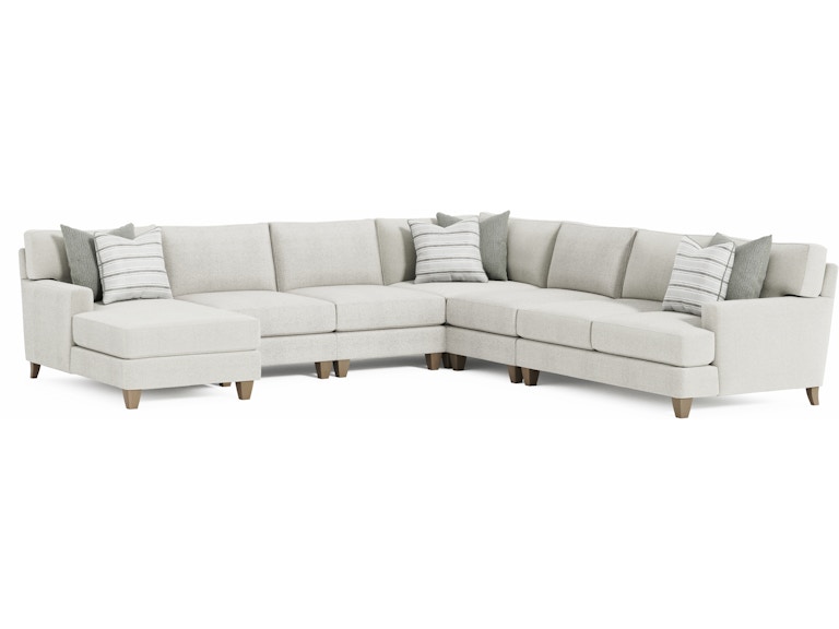 Bernhardt Living Living Room Mila Fabric Sectional K1972 at Norwood Furniture