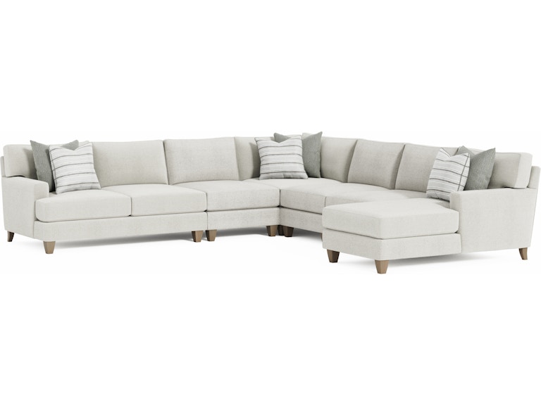Bernhardt Living Living Room Mila Fabric Sectional K1957 at Norwood Furniture