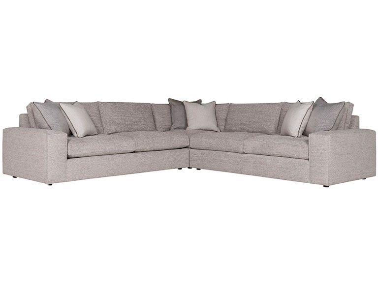 Bernhardt Living Living Room Nest Fabric Sectional K1717 at Norwood Furniture