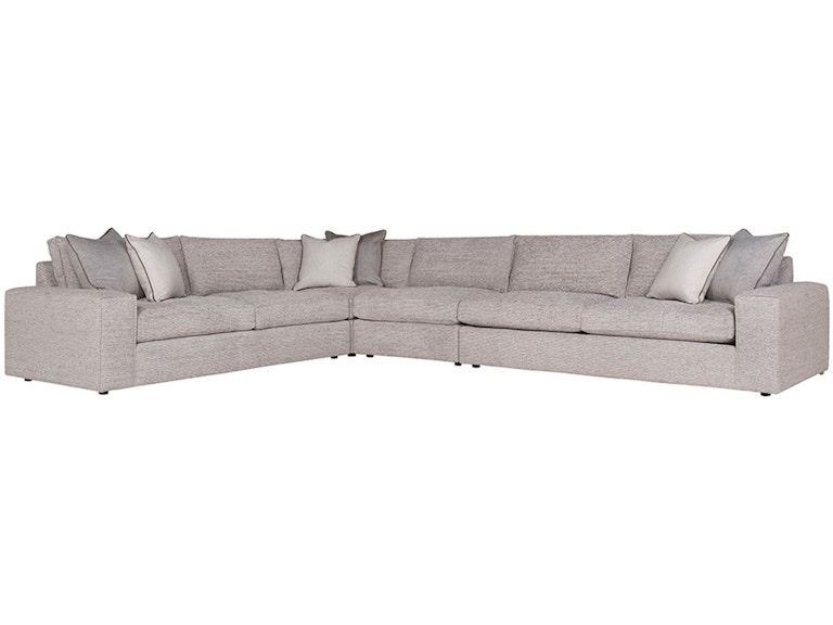 Bernhardt Living Living Room Nest Fabric Sectional K1713 at Norwood Furniture