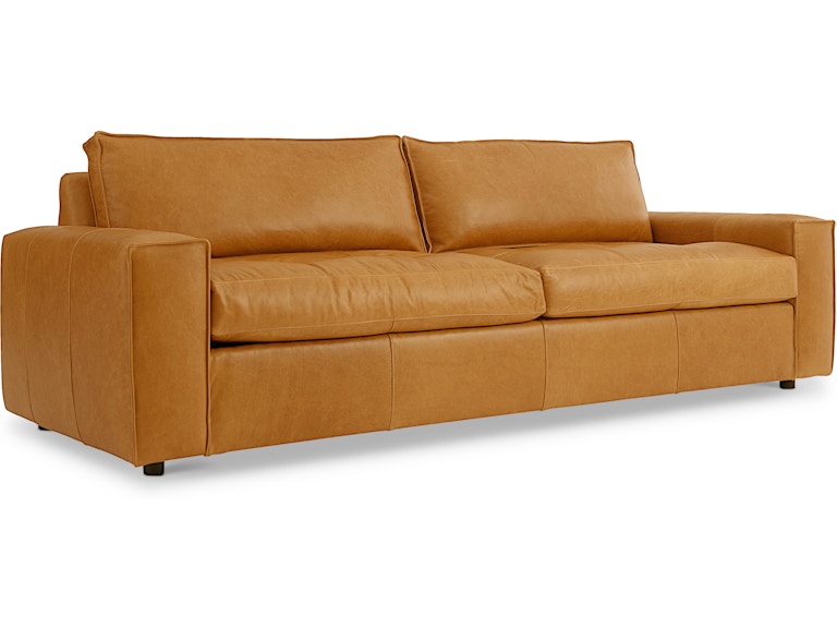 Bernhardt Living Living Room Nest Leather Sofa 3327LY at Norwood Furniture