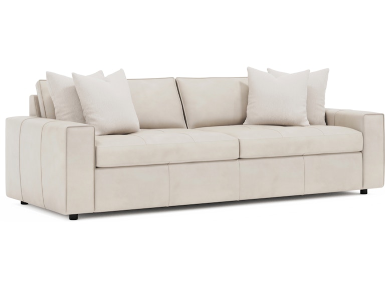 Bernhardt Living Living Room Nest Leather Sofa 3327L at Norwood Furniture