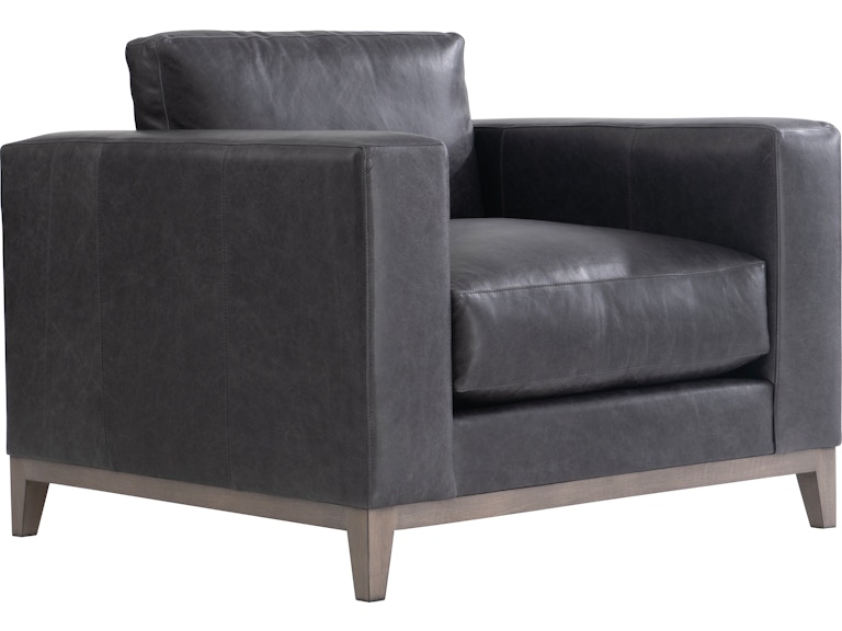 Bernhardt Living Living Room Noel Leather Chair 7322LY at Norwood Furniture