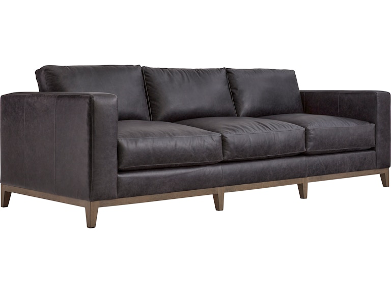Bernhardt Living Living Room Noel Leather Sofa 7327LY at Norwood Furniture