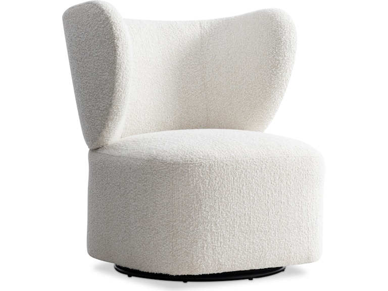 Bernhardt Living Living Room Oliver Fabric Swivel Chair B1714S at Norwood Furniture
