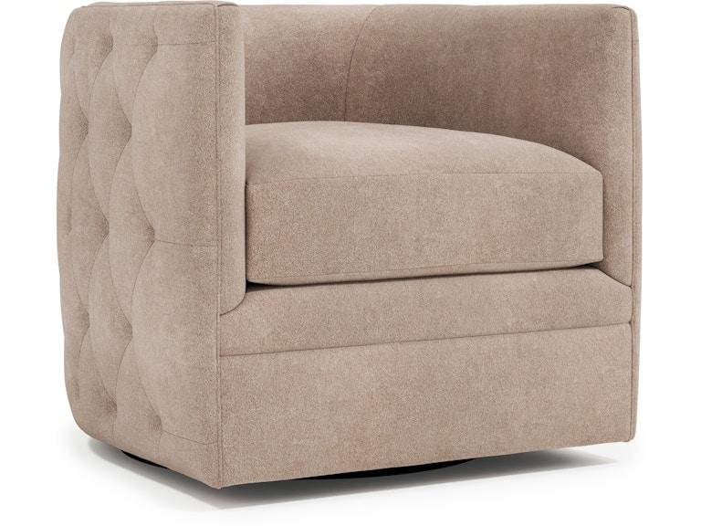 Bernhardt Living Living Room Palazzo Fabric Swivel Chair B212SXQ at Norwood Furniture