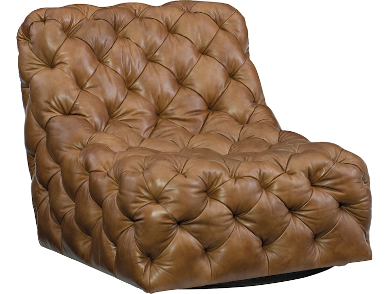 Bernhardt Living Living Room Rigby Leather Swivel Chair 360SLO at Norwood Furniture
