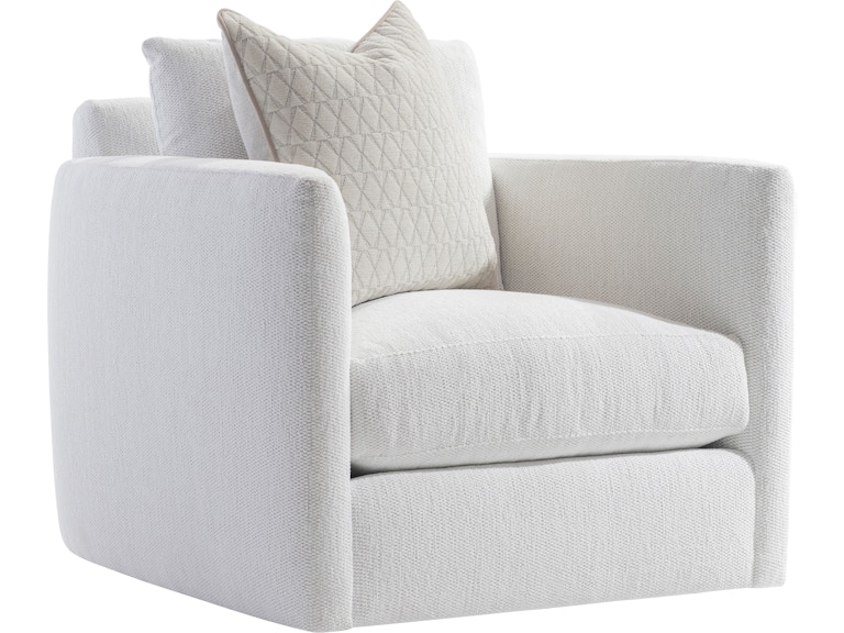 Bernhardt Living Living Room Rory Fabric Swivel Chair P7852SA at Norwood Furniture