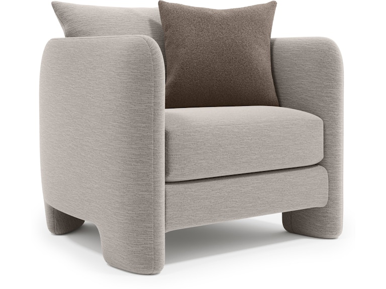 Bernhardt Living Living Room Rowan Fabric Chair P5303A at Norwood Furniture