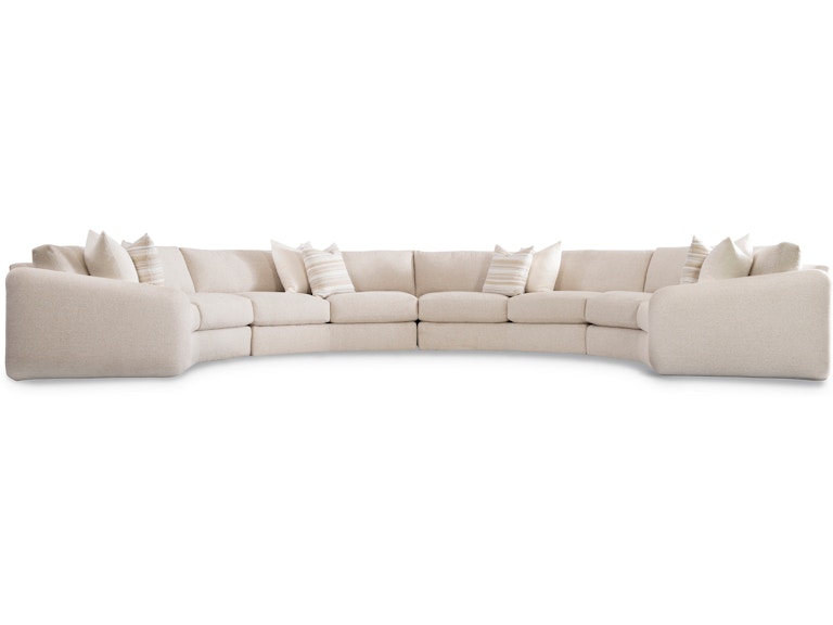 Bernhardt Living Living Room Soleil Fabric Sectional K2207 at Norwood Furniture