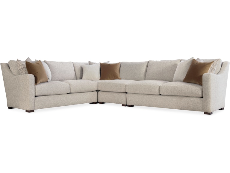 Bernhardt Living Living Room Ventura Fabric Sectional K2077 at Norwood Furniture