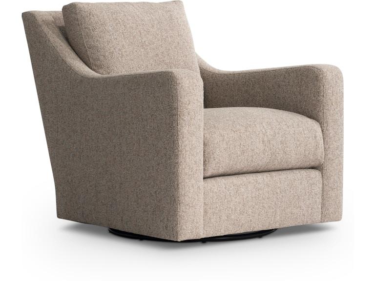 Bernhardt Living Living Room Ventura Fabric Swivel Chair P3502SA at Norwood Furniture