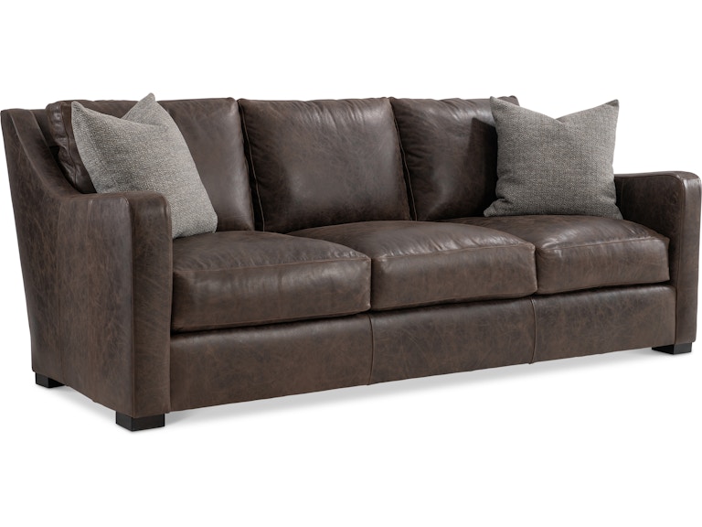 Bernhardt Living Living Room Ventura Leather Sofa 3516LO at Norwood Furniture