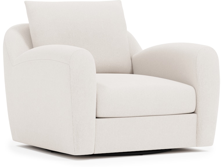 Bernhardt Living Room Asher Fabric Swivel Chair P1052SY at Norwood Furniture
