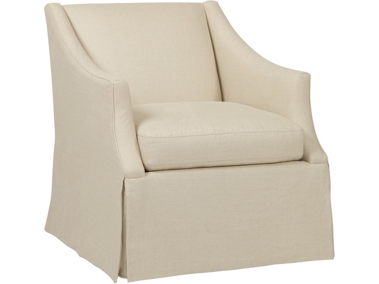 Bernhardt Living Room Clayton Fabric Swivel Chair B1741S at Norwood Furniture