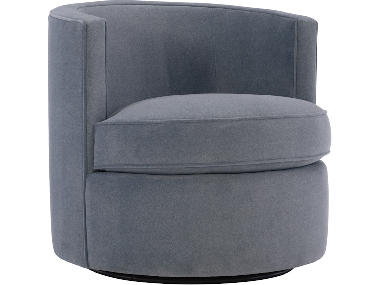 Bernhardt Living Room Fleur Fabric Swivel Chair B7113S at Norwood Furniture