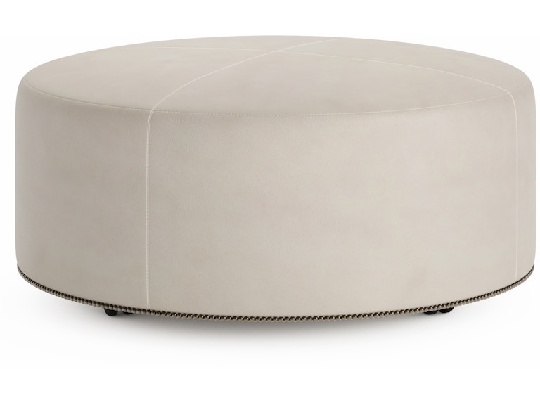 Bernhardt Living Room Lolo Leather Ottoman 3900L at Norwood Furniture