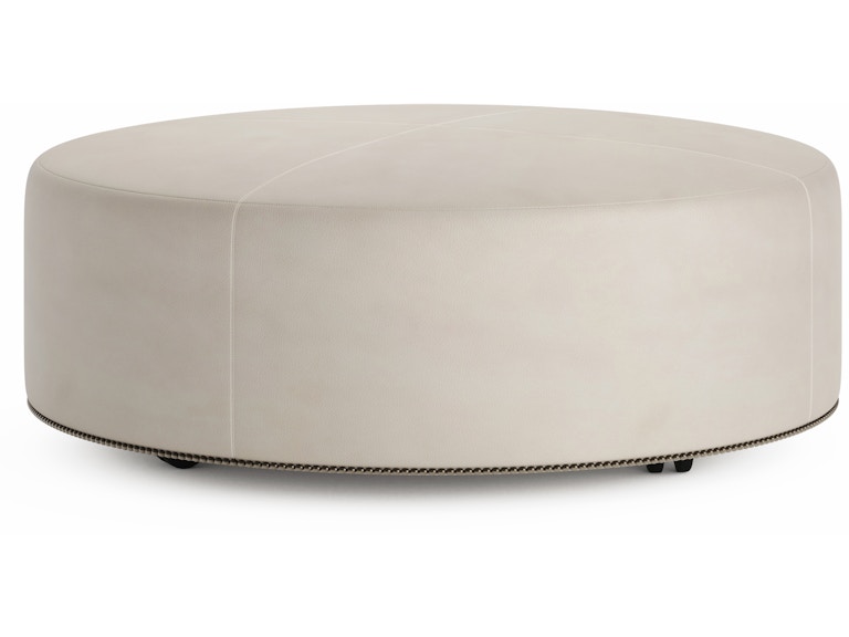 Bernhardt Living Room Lolo Leather Ottoman 3901L at Norwood Furniture