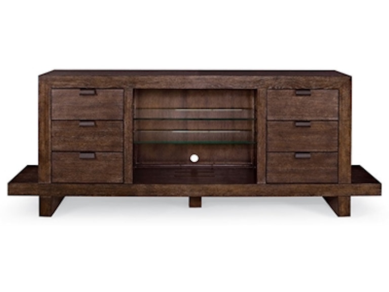 Bernhardt Living Room McCobb Entertainment Console (Bark) 068533-NREB At Norwood Furniture