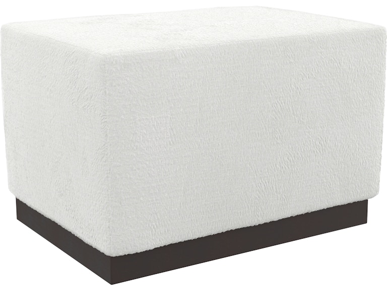 Bernhardt Living Room Merino Fabric Cocktail Ottoman B1421 at Norwood Furniture