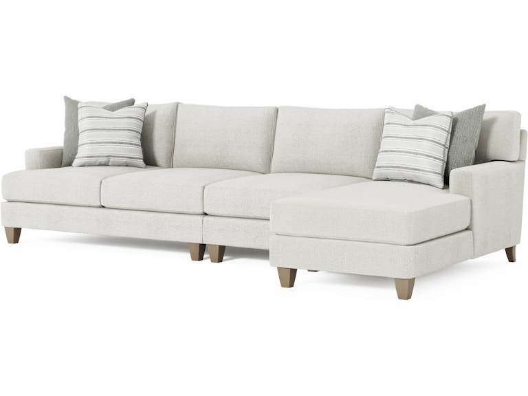 Bernhardt Living Room Mila Fabric Sectional K1985 at Norwood Furniture