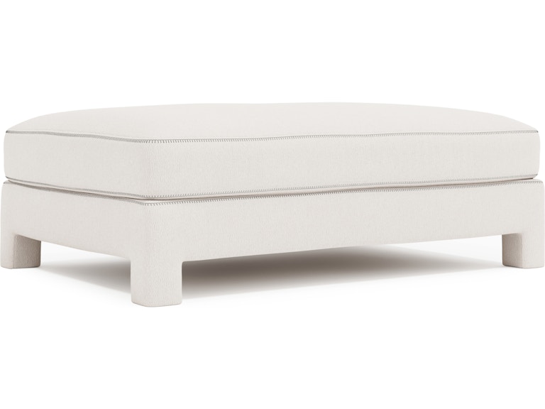 Bernhardt Living Room Mily Fabric Cocktail Ottoman P1290T at Norwood Furniture