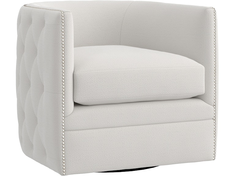 Bernhardt Living Room Palazzo Fabric Swivel Chair B2122S at Norwood Furniture